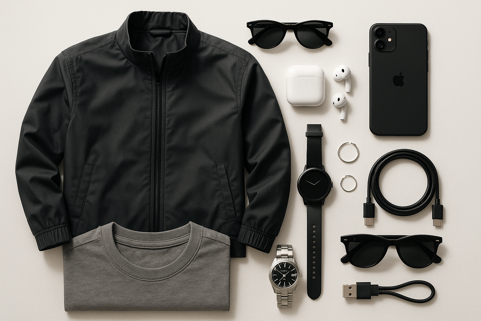 clothing, accessories and gadgets