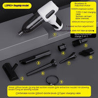 Car Wireless Handheld Vacuum Cleaner Mini Household Super Strong Suction Car Supplies Portable Small Dust Blower