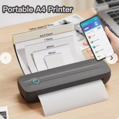 Portable A4 Thermal Printer Document File Word PDF Test Paper Photo Mini Wrong Question