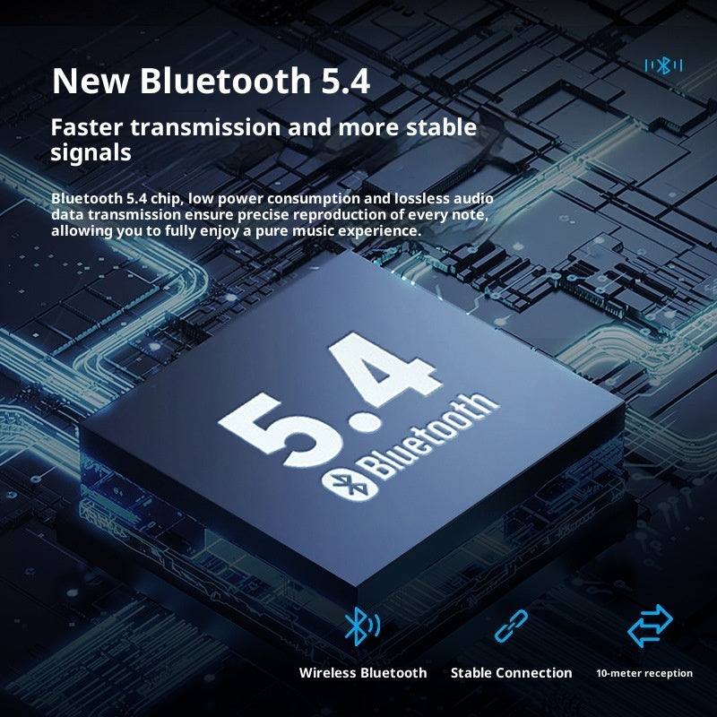 Ear-mounted LCD New Touch Color Screen Open Non In-ear OWS Noise Reduction New AI Translation Headphones